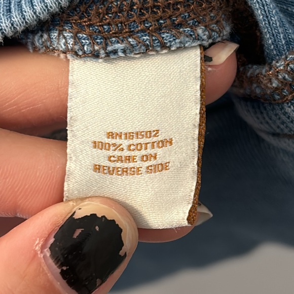 The Territory Ahead faux denim sweatshirt size medium - Picture 5 of 6